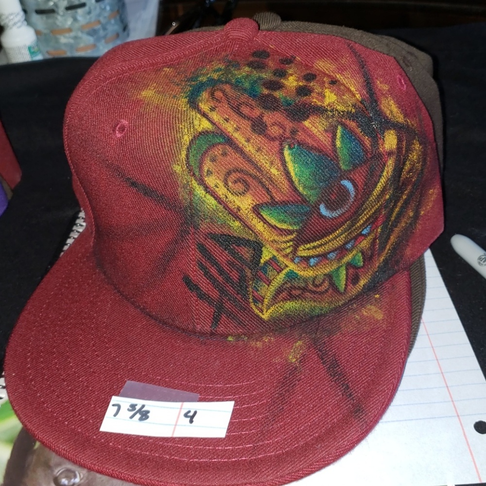 Custom designed fitted hats